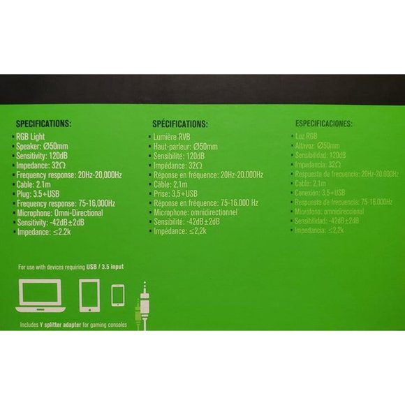 NEW Dart Frog X047 RGB Gaming Headset - Picture 3 of 5